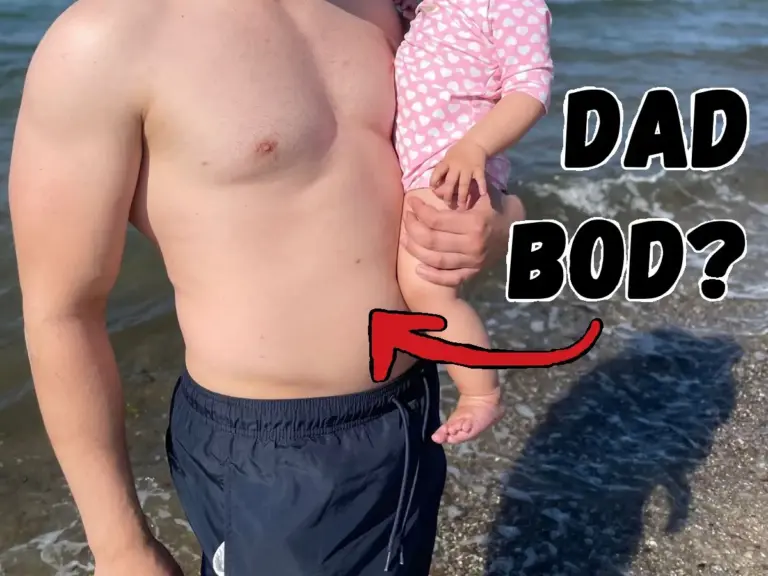 Beitragsbild für den Blogartikel: Dad-Bod, willkommen in der Bauchfett-Hölle